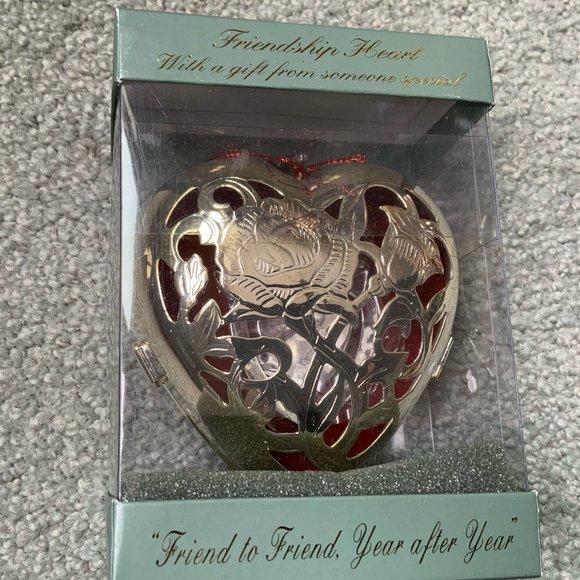 Lenox Other - Lenox Kirk Stieff Collection Wedding Promises Friendship Heart Trinket Box